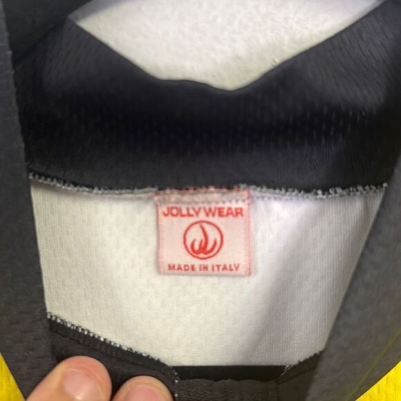 Jolly Wear Men's Cima Coppi‎ 1/4 Zip Short Sleeve Cycling Bikers Jersey Size XXL - Picture 5 of 9